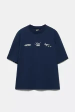 Camiseta azul estampada de STWD