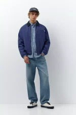 Jacket with contrast collar (5)
