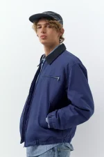 Jacket with contrast collar (6)