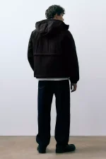 Puffer jacket with a high neck (2)