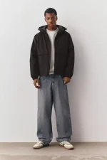 Puffer jacket with a high neck (4)
