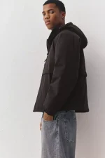 Puffer jacket with a high neck (5)