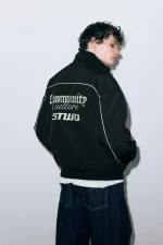 STWD embroidered puffer jacket (2)