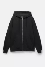 Sudadera básica capucha cremallera