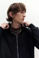 Sudadera básica capucha cremallera (3)