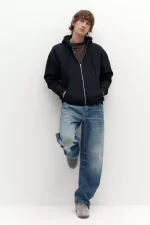 Sudadera básica capucha cremallera (4)