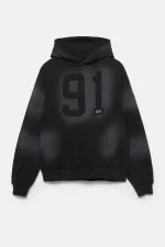 Sudadera capucha negra STWD 91