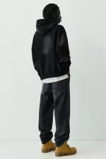 Sudadera capucha negra STWD 91 (3)