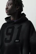 Sudadera capucha negra STWD 91 (4)