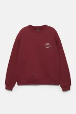 Sudadera cuello redondo