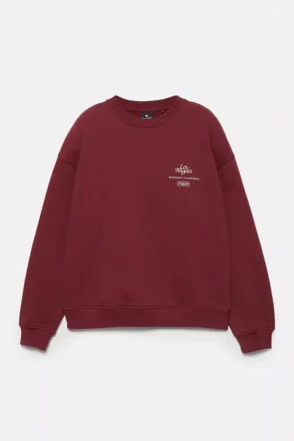 Sudadera cuello redondo