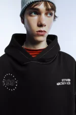 Sudadera negra capucha STWD (3)