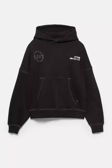 Sudadera negra capucha STWD