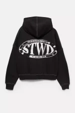 Sudadera negra capucha STWD (6)